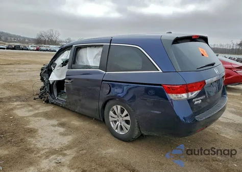 2016 Honda Odyssey Se from USA, damaged, VIN 5FNRL5H30GB091955